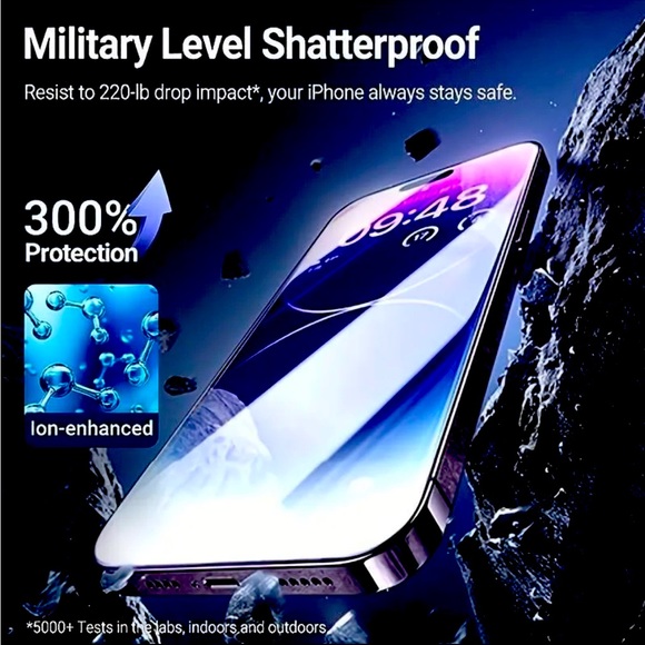 2 Pack For iPhone 15 Series Premium Tempered Glass Screen Protector - Picture 12 of 14